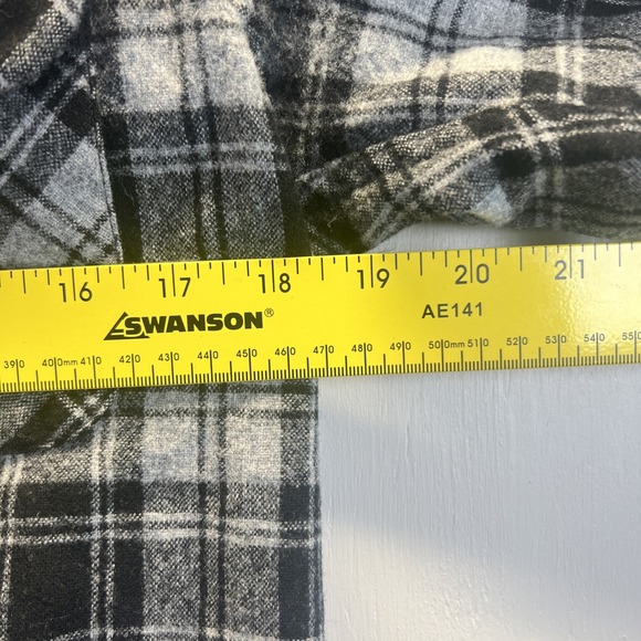 Pendleton Wool Board‎ Shirt Douglas Tartan Gray Black Plaid 100% Virgin Wool S - Picture 7 of 14